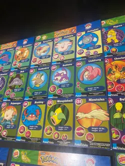 11 Uncut sheets Pokemon Cards Burger King Pokemon Movie Card Promo 1999 - Image 3