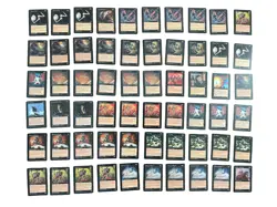Magic The Gathering Deckmaster 60 Card Lot 1996 Wizards Of Coast (E) - Image 1