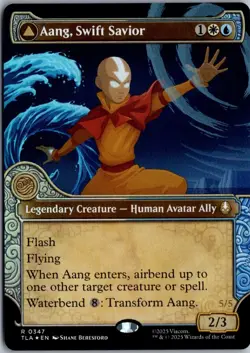 Aang, Swift Savior (Showcase) R Avatar: The Last Airbender 347 NM Foil Magic - Image 1