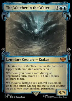 MTG The Watcher in the Water - Foil - Showcase Scrolls, The Lord of the Rings: T - Image 1