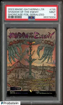 Shadow of the Enemy - Serialized Borderless Poster- MTG LOTR LTR - 097/100 - Image 4