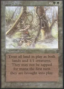 1 x Living Plane - Legends - Light Play - MTG - Image 1