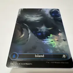 Island (0263) (Borderless) Edge of Eternities Foil - Image 1