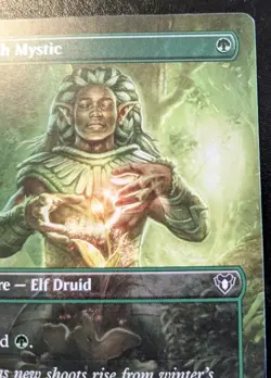 Elvish Mystic (Borderless) 0648 Common Commander Masters Magic: The Gathering - Image 3