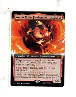 MTG SkeenAB Avatar Roku Firebender BORDERLESS from TLE. NM. - Image 1