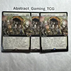 1X - MTG - Tempt with Bunnies (BLC #49) (Extended Art) Bloomburrow Regular - NM - Image 1