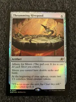 Magic The Gathering MTG - Thrumming Hivepool Foil - Edge of Eternities - Image 1