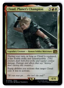Cloud, Planet's Champion NM* FOIL Final Fantasy ENGLISH 0552 mtg -UnltdCards - Image 1