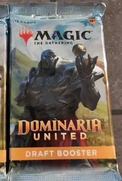 Magic the Gathering Dominaria United Draft Booster Packs Sealed MTG Lot Of 5 - Image 1