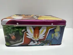 Pokemon Fall Collectors Chest Tin Lunchbox Charizard Pikachu Vivid Voltage EMPTY - Image 3