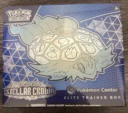 Pokemon Center ETB Stellar Crown Elite Trainer Box Sealed - Image 1