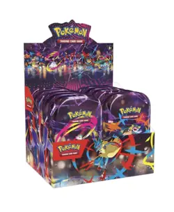 Pokemon TCG Mega Heroes Mini Tin Display Factory Sealed 10 Mini Tins - Image 2
