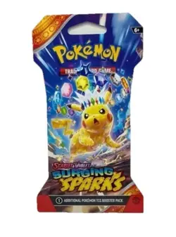 Pokemon TCG: Scarlet & Violet - Surging Sparks Sleeved Booster Pack Random Art - Image 1