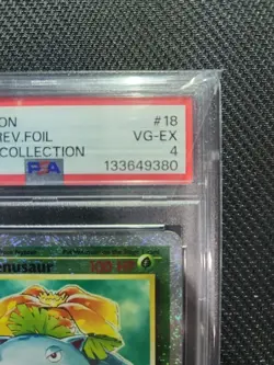 2002 Pokemon Venasur Reverse Holo Legendary Collection Psa 4 - Image 2