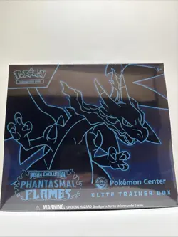 Pokemon TCG Pokemon Center Phantasmal Flames Elite Trainer Box ETB Exclusive - Image 1