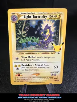 Light Toxtricity SWSH137, Black Star Promo, Pokemon, NM - Image 1
