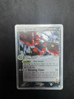 Pokemon Rocket's Scizor Ex #101 Holo EX Team Roket Returns 2004 English Exc Nm - Image 1