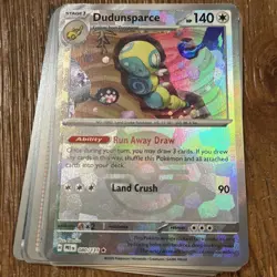 Dudunsparce 080/131 Pokemon TCG Prismatic Evolutions Master Ball Reverse Holo NM - Image 1
