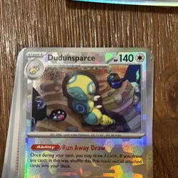 Dudunsparce 080/131 Pokemon TCG Prismatic Evolutions Master Ball Reverse Holo NM - Image 2