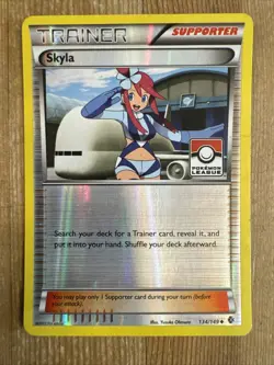 Skyla - 134/149 - Pokemon Boundaries Crossed Black White League Promo Holo MP - Image 1