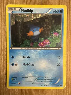 Pokemon TCG Mcdonald's 2015 Mudkip 5/12 Holo Promo DAMAGED - Image 1