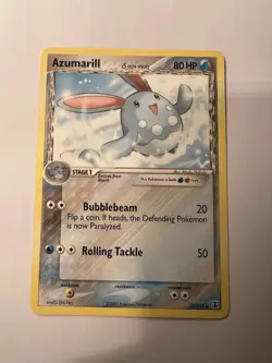 Pokemon TCG Azumarill Regular 19/113 Delta Species Excellent Condition - Image 1