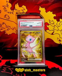 PSA 10 Gem Mint Mew EX 2023 Hyper Rare Pokemon 151 HR 205/165 - Image 2