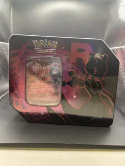Pokemon Destined Rivals Team Rocket Tin Set of 2 Mewtwo Nidoking - Image 3