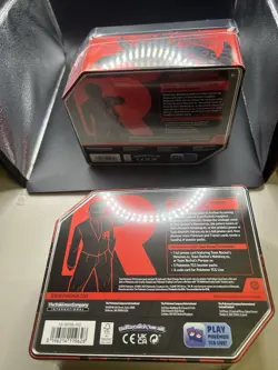 Pokemon Destined Rivals Team Rocket Tin Set of 2 Mewtwo Nidoking - Image 5