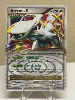 Arceus LV.X DP53 Diamond and Pearl Holo Illustration Rare Pokemon Full Art - Image 1
