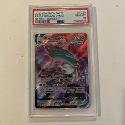 Pokemon TCG Rayquaza VMAX Silver Tempest TG20/TG30 PSA 10 Gem Mint - Image 1