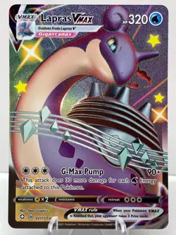 Pokemon Lapras VMAX SV111/SV122 Shining Fates Shiny Vault SHINY HOLO RARE - Image 2
