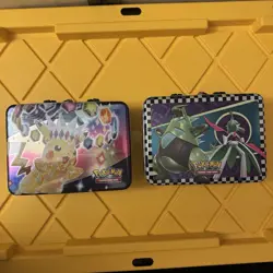 Pokemon TCG Accessories Lot ETB Box, Sleeves, Tins, Dice, Damage Counters, Misc. - Image 5