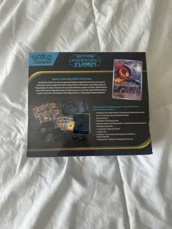 Pokemon Phantasmal Flames ETB Box - FACTORY SEALED in Hand (Ready to Ship) - Image 2
