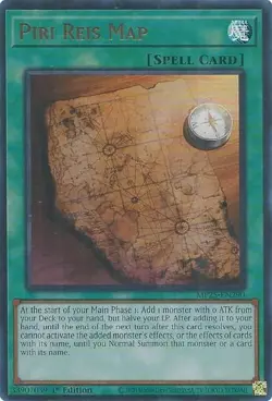 Piri Reis Map - MP25-EN290 - NM - Ultra Rare - 1st ed - Yugioh - Image 1