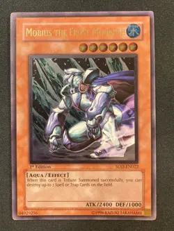 Yugioh! Mobius The Frost Monarch SOD-EN022 Ultimate Rare 1st Edition #W3 - Image 1