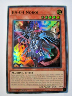 Yugioh! K9-04 Noroi Dood-En025 Ultra Rare 1st Ed Near Mint!! - Image 1