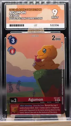 Agumon - EX1-001 Illustration Competition - ACE Grade 9 - Digimon Card Game - Image 2