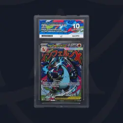 Mega Charizard X ex Black Star Promo 023 ACE 10 Perfect Subgrades Pokemon Card - Image 1