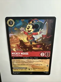 Mickey Mouse - Brave Little Prince 111/204 Fabled Regular Disney Lorcana Card NM - Image 2