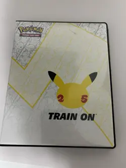 Pokemon Jumbo Card Binder 25th Anniversary Edition with Cards - Image 1
