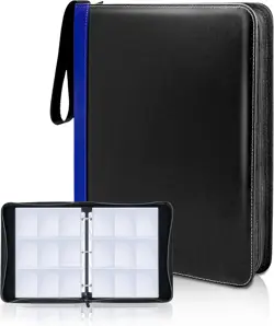 Expandable 9-Pocket Trading Card Binder - Waterproof, 720 Slots for Gaming Cards - Image 2