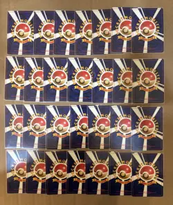 Vintage Japanese Pokemon Cards Lot of 28 Old Back Cards - Image 2