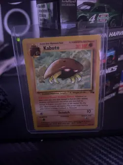 Pokemon TCG Kabuto Fossil 1st Edition Common Card 50/62 - Image 1