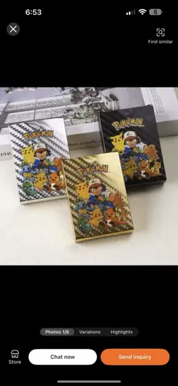 New 55 PCS Pok Card Foil Gold Pack CARDS TCG GX Vmax GX Card Charizard Rare - Image 2