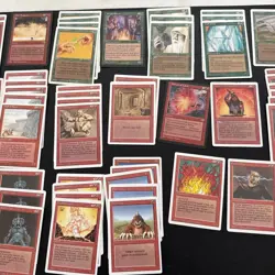 Lot Of MAGIC THE GATHERING MTG Cards Mix 2 Red Green Power Surge Anarchy - Image 3