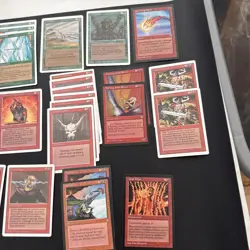 Lot Of MAGIC THE GATHERING MTG Cards Mix 2 Red Green Power Surge Anarchy - Image 5