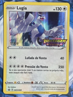 RARE Lugia - (Prerelease) [Staff] SWSH069 SWSH: Promo Cards Holo - Portuguese - Image 1