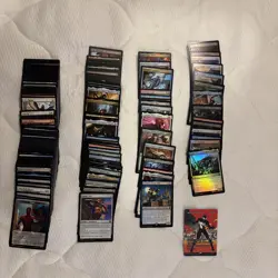 202 Card Lot Of MAGIC THE GATHERING ! NEW SPIDER-MAN INCLUDED SEE DESCRIPTION - Image 1