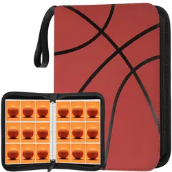 900 Pockets Basketball Trading Card Binder, Card Binder Album Folder with 50 ... - Image 1